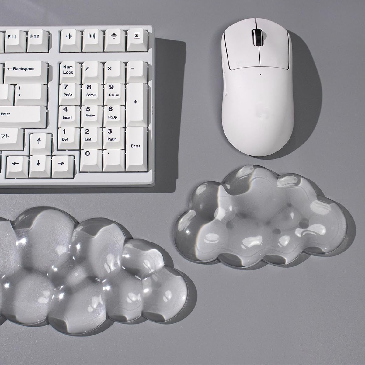Gel Keyboard and Mouse Wrist Rest, Cloud Wrist Pad for Computer Keyboard