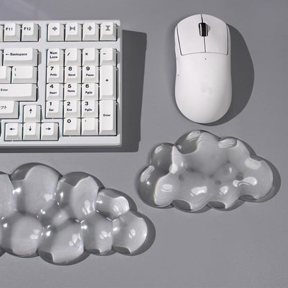Gel Keyboard and Mouse Wrist Rest, Cloud Wrist Pad for Computer Keyboard