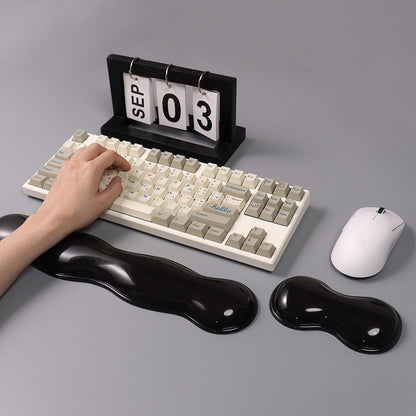 Gel Keyboard and Mouse Wrist Rest, Cloud Wrist Pad for Computer Keyboard