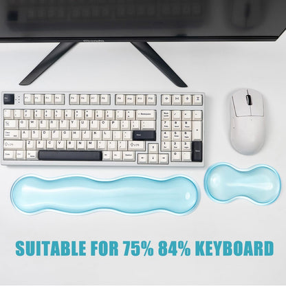 Gel Keyboard and Mouse Wrist Rest, Cloud Wrist Pad for Computer Keyboard