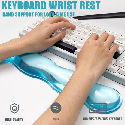 Gel Keyboard and Mouse Wrist Rest, Cloud Wrist Pad for Computer Keyboard