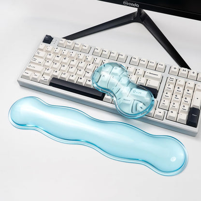 Gel Keyboard and Mouse Wrist Rest, Cloud Wrist Pad for Computer Keyboard