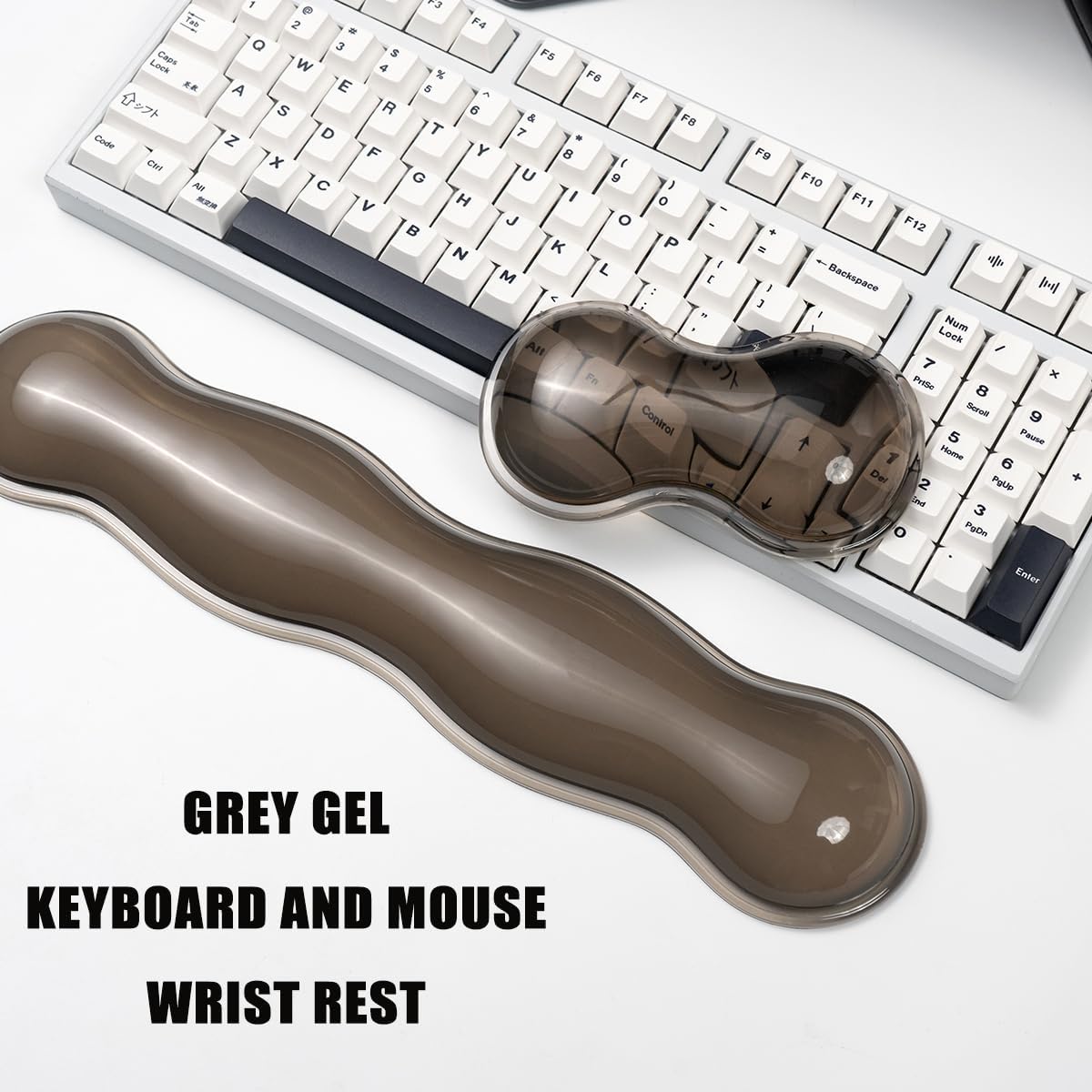 Gel Keyboard and Mouse Wrist Rest, Cloud Wrist Pad for Computer Keyboard