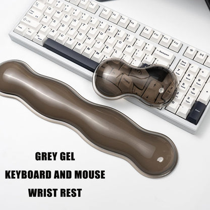 Gel Keyboard and Mouse Wrist Rest, Cloud Wrist Pad for Computer Keyboard