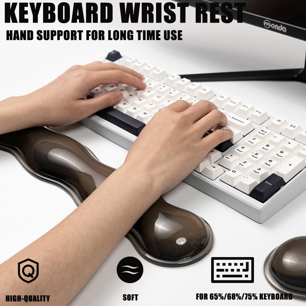 Gel Keyboard and Mouse Wrist Rest, Cloud Wrist Pad for Computer Keyboard