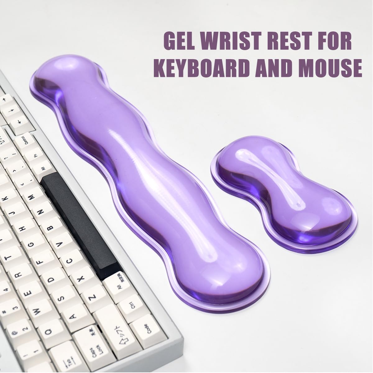 Gel Keyboard and Mouse Wrist Rest, Cloud Wrist Pad for Computer Keyboard