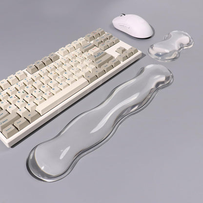 Gel Keyboard and Mouse Wrist Rest, Cloud Wrist Pad for Computer Keyboard