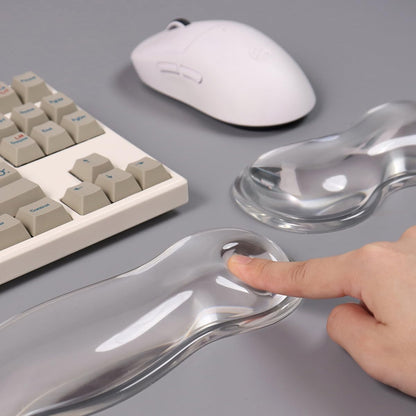 Gel Keyboard and Mouse Wrist Rest, Cloud Wrist Pad for Computer Keyboard