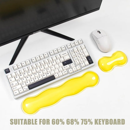 Gel Keyboard and Mouse Wrist Rest, Cloud Wrist Pad for Computer Keyboard