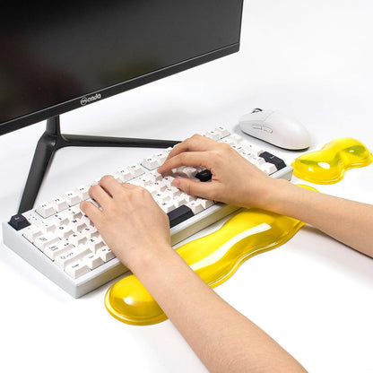 Gel Keyboard and Mouse Wrist Rest, Cloud Wrist Pad for Computer Keyboard