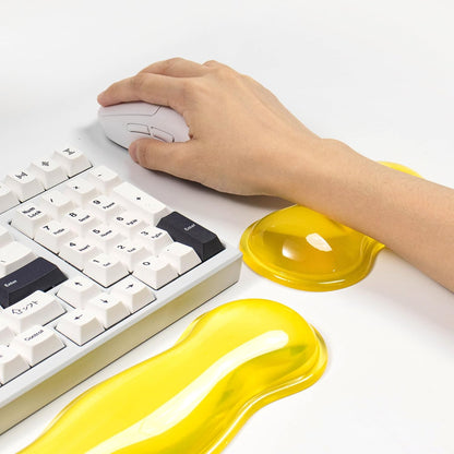 Gel Keyboard and Mouse Wrist Rest, Cloud Wrist Pad for Computer Keyboard