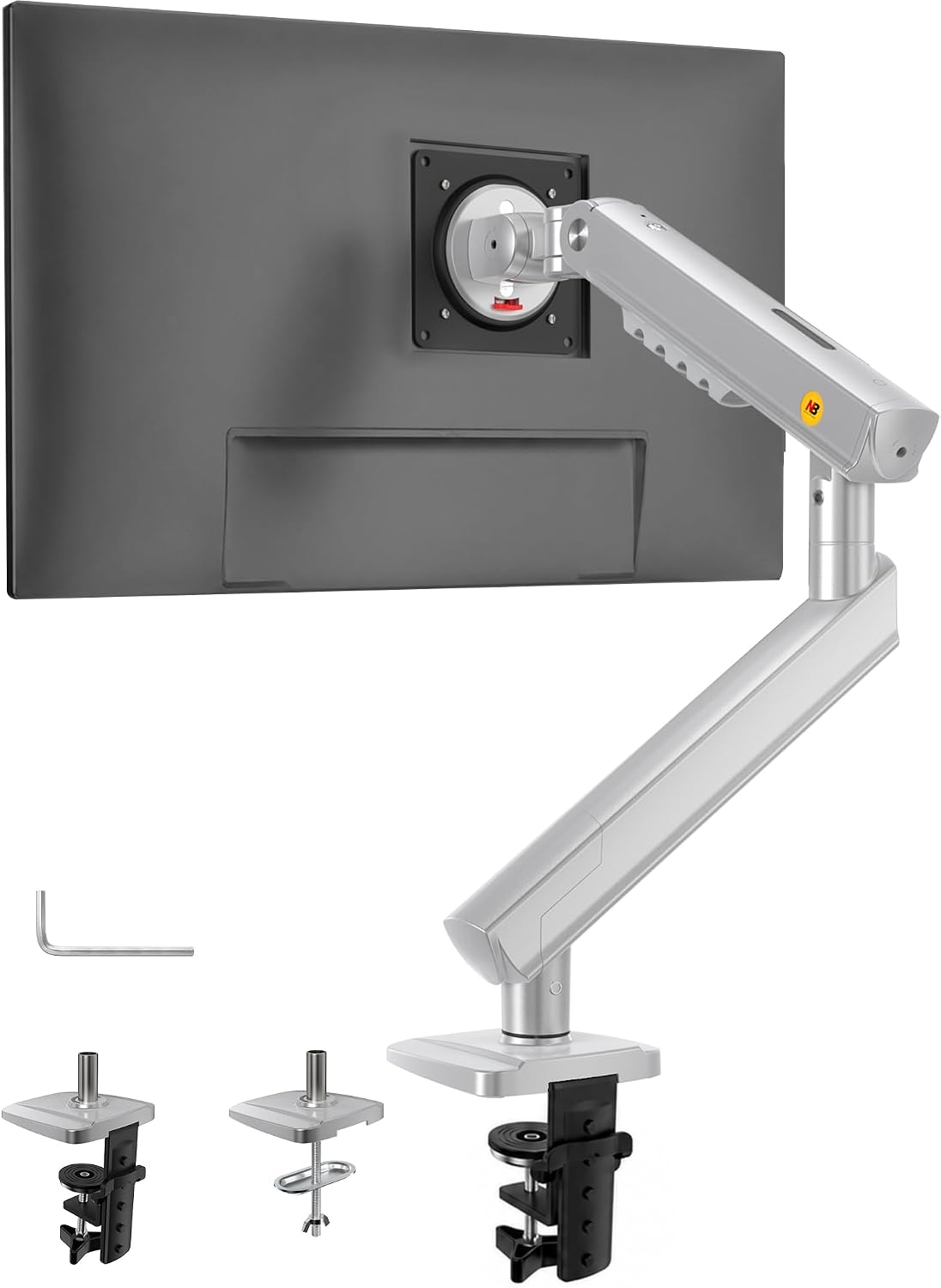 NB SmooVex™ Monitor Mount, Monitor Stand fits up to 32 Inch, Mechanical Spring Mount, VESA 75/100 mm, Model-A5(Black)