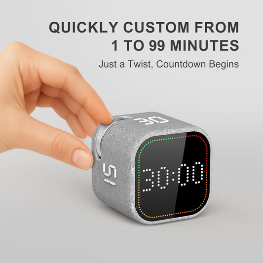 Fast Custom Pomodoro Timer Cube, Productivity Timer for ADHD