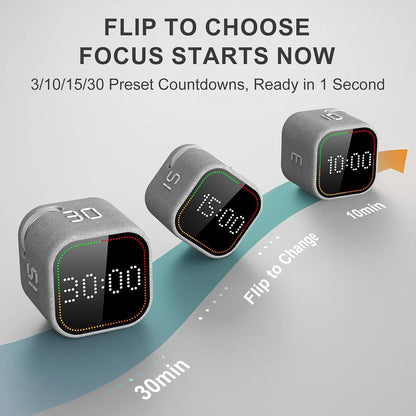 Fast Custom Pomodoro Timer Cube, Productivity Timer for ADHD