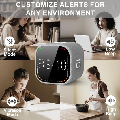Fast Custom Pomodoro Timer Cube, Productivity Timer for ADHD