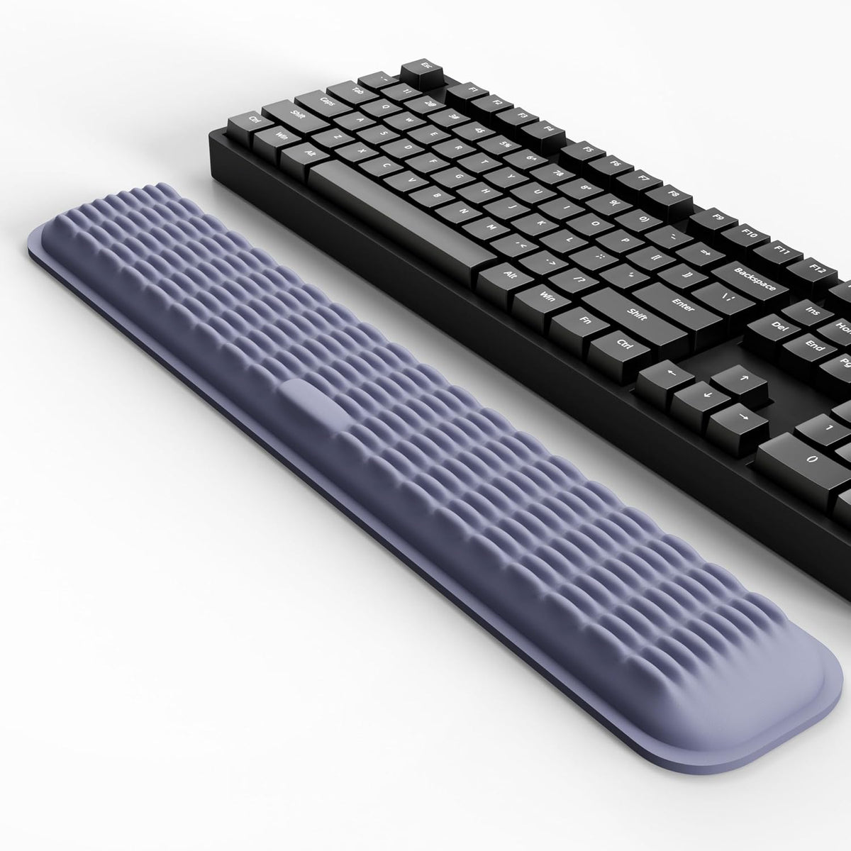 Keyboard Wrist Rest, Soft Memory Foam Wrist Support, Keyboard Hand Rest Pad for Wrist Pain Relief, Keyboard Wrist Guard for Long Hours of Work, Gaming, Studying（Classic Black）
