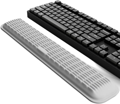 Keyboard Wrist Rest, Soft Memory Foam Wrist Support, Keyboard Hand Rest Pad for Wrist Pain Relief, Keyboard Wrist Guard for Long Hours of Work, Gaming, Studying（Classic Black）