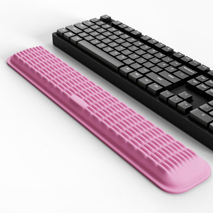 Keyboard Wrist Rest, Soft Memory Foam Wrist Support, Keyboard Hand Rest Pad for Wrist Pain Relief, Keyboard Wrist Guard for Long Hours of Work, Gaming, Studying（Classic Black）
