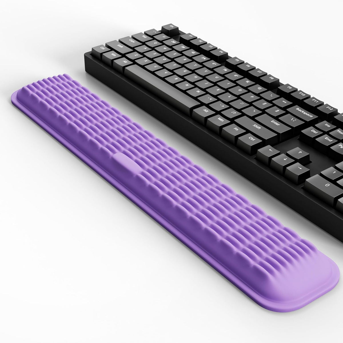 Keyboard Wrist Rest, Soft Memory Foam Wrist Support, Keyboard Hand Rest Pad for Wrist Pain Relief, Keyboard Wrist Guard for Long Hours of Work, Gaming, Studying（Classic Black）