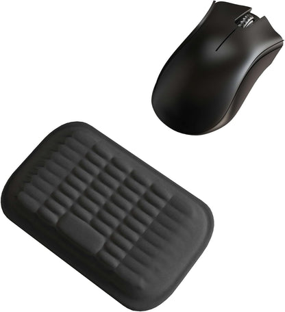 Keyboard Wrist Rest, Soft Memory Foam Wrist Support, Keyboard Hand Rest Pad for Wrist Pain Relief, Keyboard Wrist Guard for Long Hours of Work, Gaming, Studying（Classic Black）
