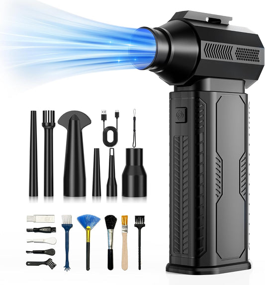 Compressed Air Duster, 130,000RPM Ultra-Powerful Electric Air Duster