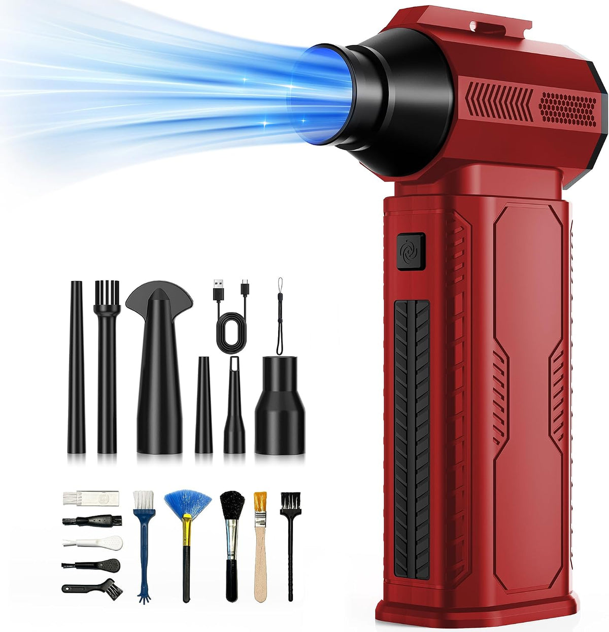 Compressed Air Duster, 130,000RPM Ultra-Powerful Electric Air Duster