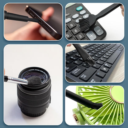 5 PCS Mini Keyboard Brushes, Anti-Static Brush for Small Spaces