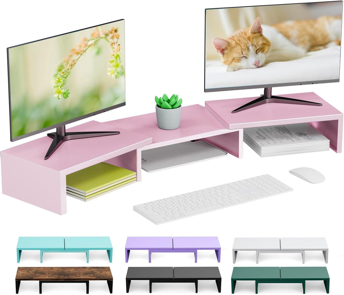 Dual Monitor Stand Riser
