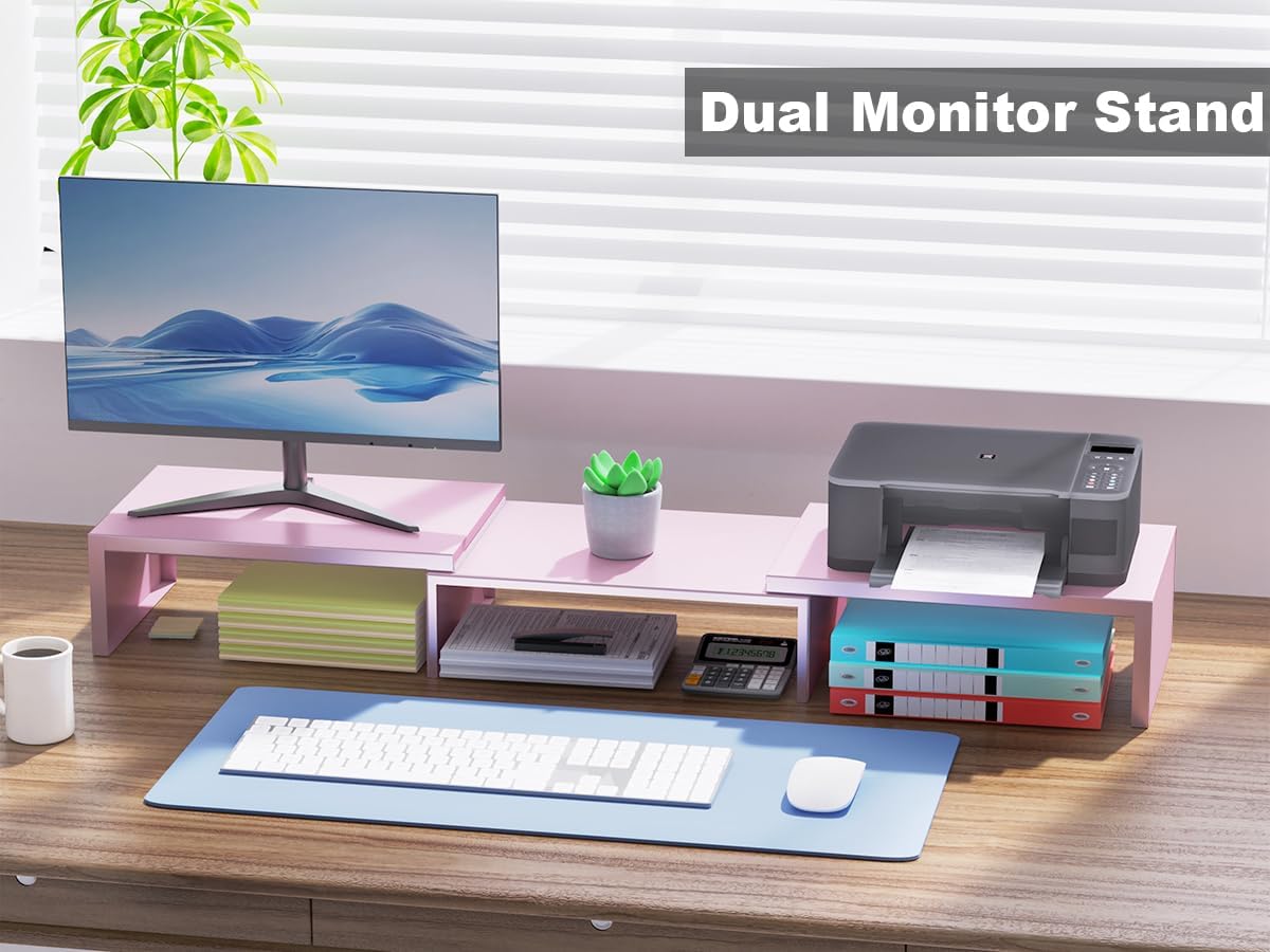 Dual Monitor Stand Riser
