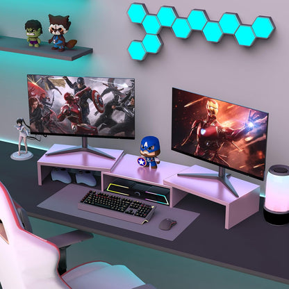 Dual Monitor Stand Riser