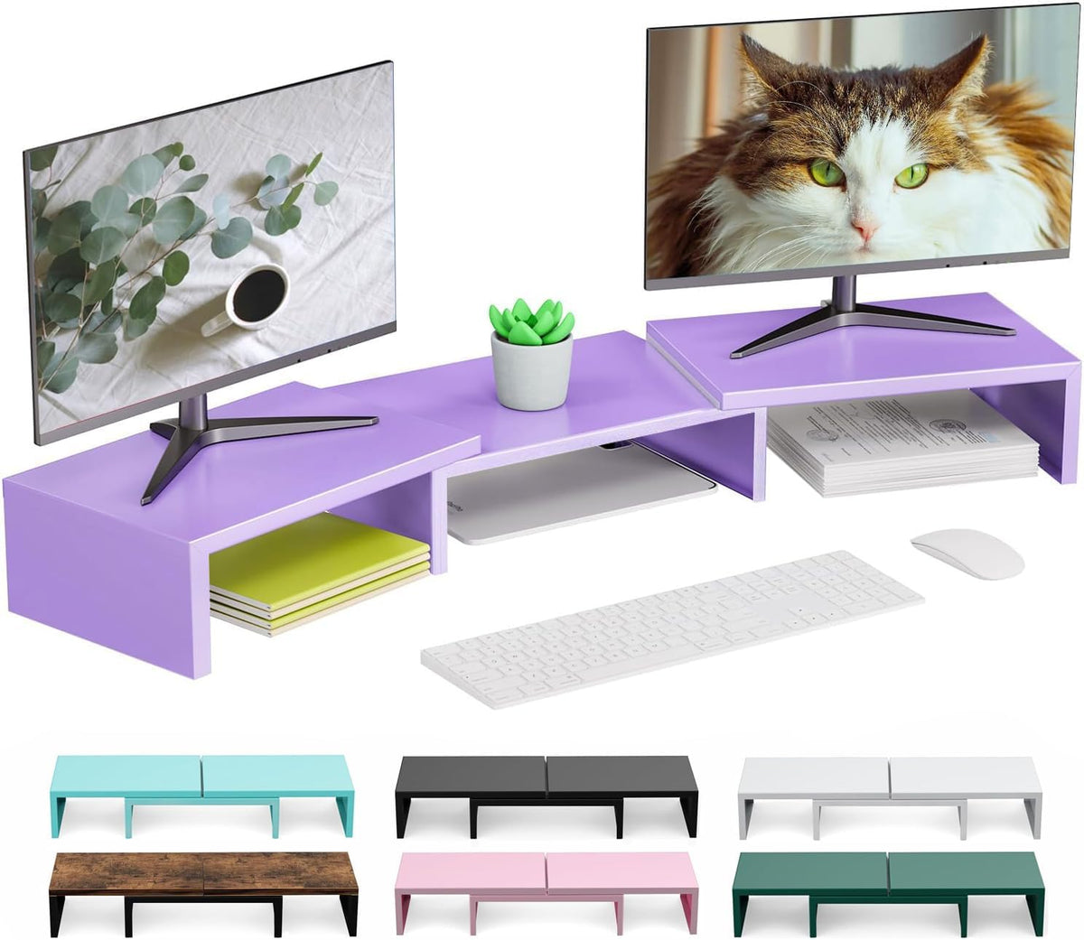 Dual Monitor Stand Riser