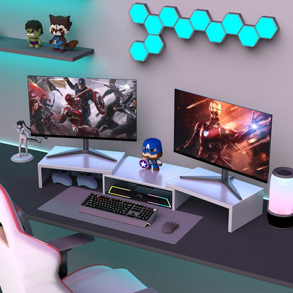 Dual Monitor Stand Riser