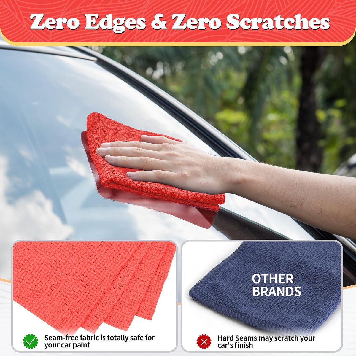 Shop Towels, Pack of 200, Grey Microfiber Cleaning Cloth Bulk, Microfiber Towels for Cars, All-Purpose Absorbent Cleaning Rags, Dust Cloth for Automotive, Mechanic, Garage, 11.5 x 11.5 inch