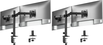 Heavy-Duty Dual Monitor Stand for 17-32", 22 lbs Each