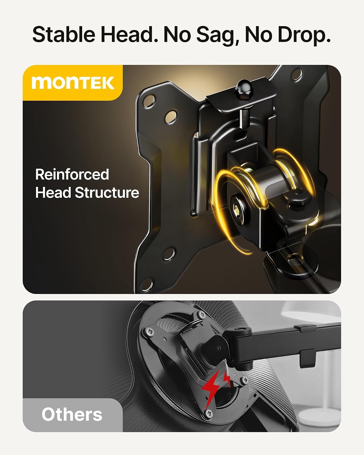 Heavy-Duty Dual Monitor Stand for 17-32", 22 lbs Each