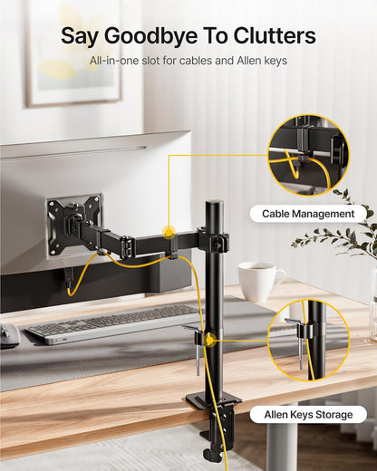 Heavy-Duty Dual Monitor Stand for 17-32", 22 lbs Each