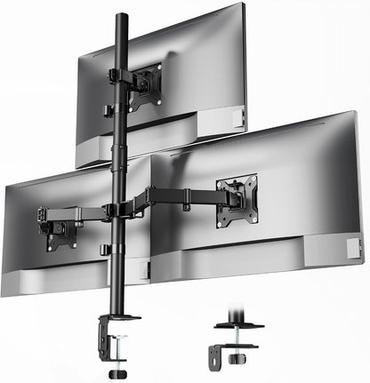 Heavy-Duty Dual Monitor Stand for 17-32", 22 lbs Each