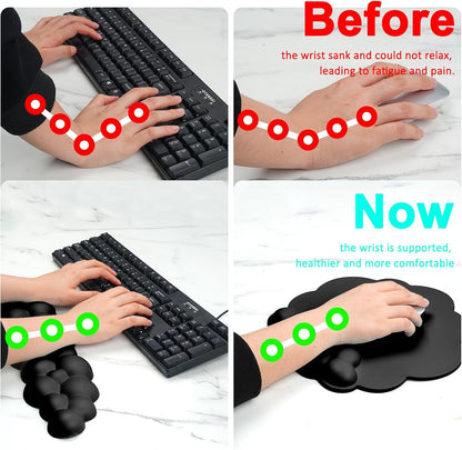 Ergonomic Mouse Wrist Rest Support Cushion for Home & Office Computer