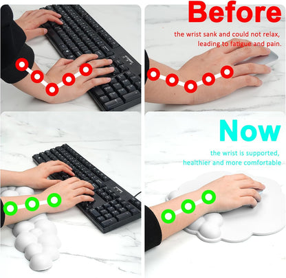 Ergonomic Mouse Wrist Rest Support Cushion for Home & Office Computer