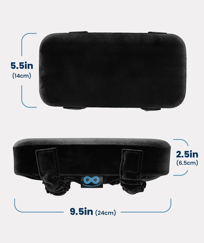 Office Chair & Wheelchair Arm Pads - Memory Foam ArmRest Covers for Desk, Gaming Chair, Arm Pillow Seat Cover Cushions & Protectors to Relieve Pressure for Elbows