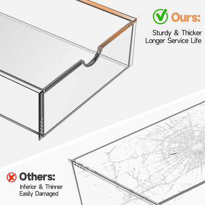 Acrylic Makeup Drawer Storage Organizer with 24 Drawers, 4 Set