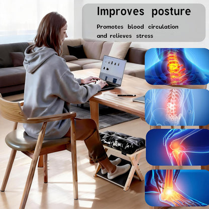 Adjustable Foot Rest for Under Desk at Work, Foot & Leg Rest