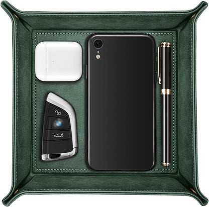 Valet Tray Desktop Storage Organizer Nightstand Caddy Holder