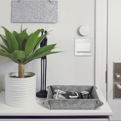 Valet Tray Desktop Storage Organizer Nightstand Caddy Holder