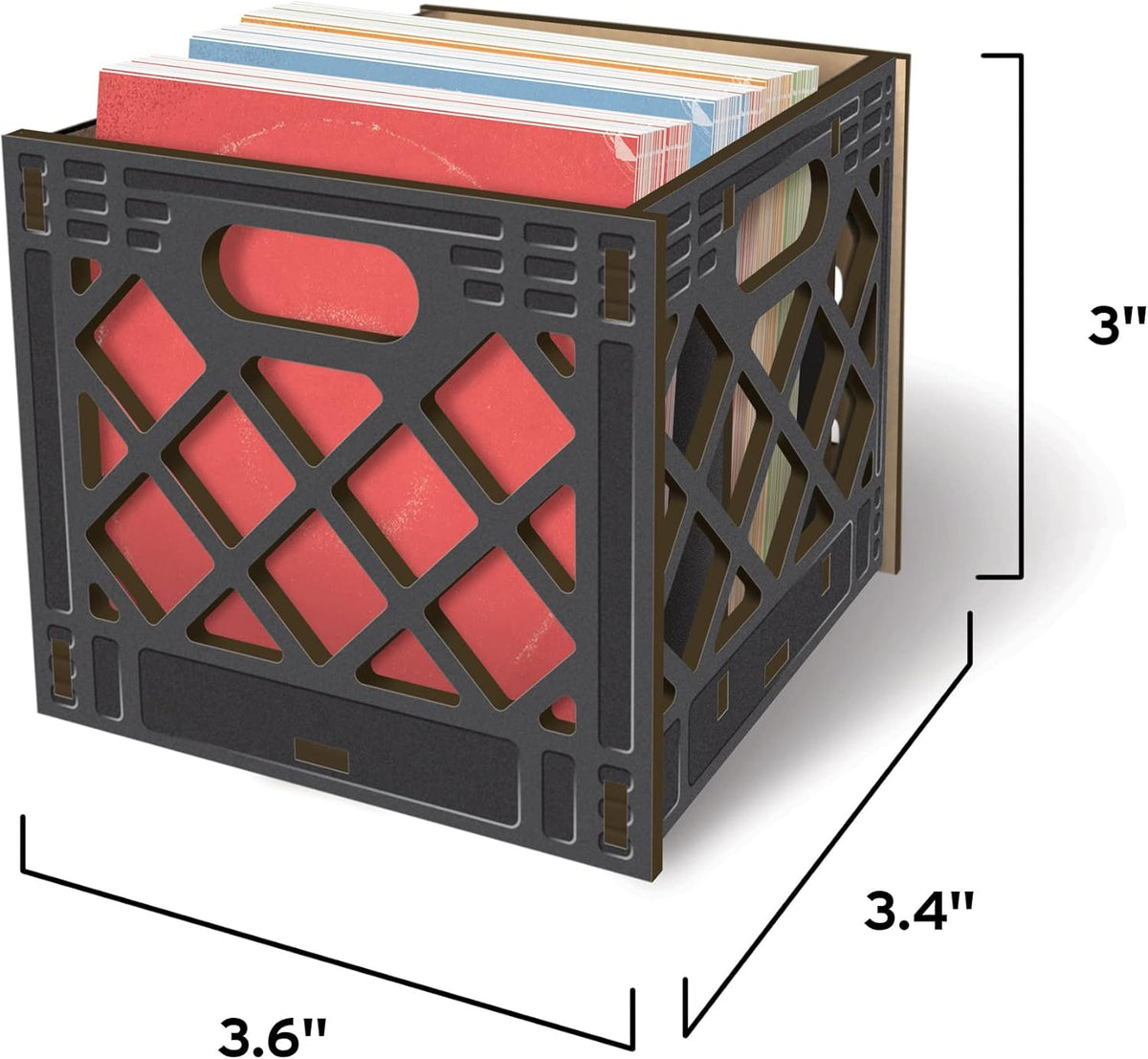 Desk Dumpster Pencil Holder with 100+ Flame Note Cards, Funny 3-Compartment Organizer for Office Supplies, Desk Caddy for Work or Home