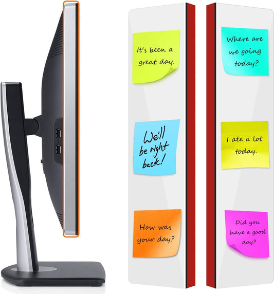 2-Pack Frameless Monitor Sticky Note Boards