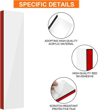 2-Pack Frameless Monitor Sticky Note Boards