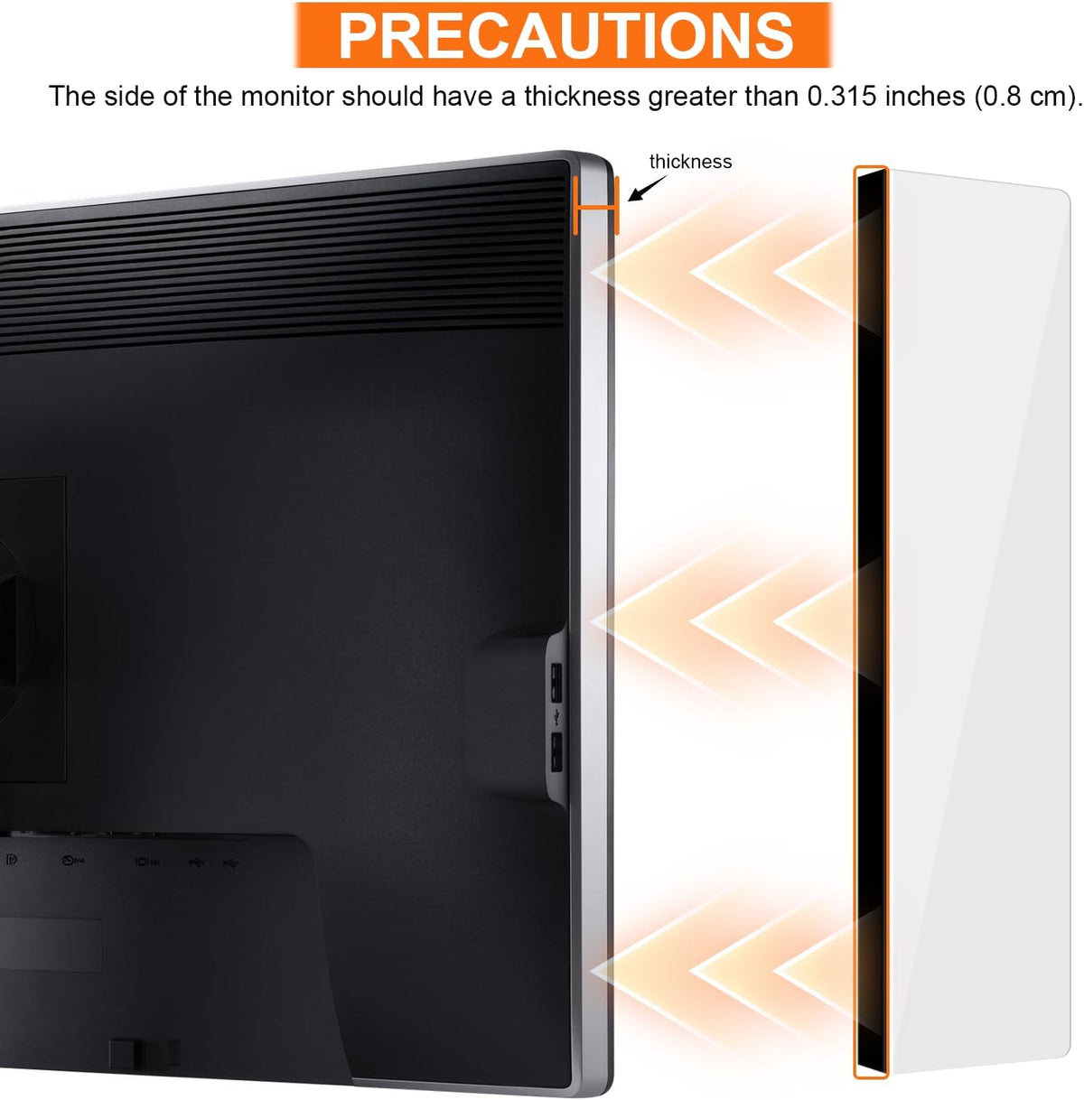 2-Pack Frameless Monitor Sticky Note Boards