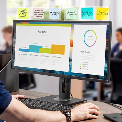 2-Pack Frameless Monitor Sticky Note Boards