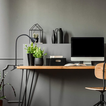NHCLP-OL-BK Olivia Dimmable and Color Temperature Changing Clamp Light Desk Lamp Black